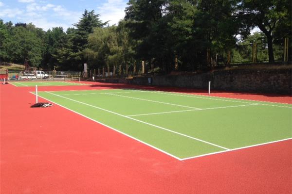 Aménagement terrain multisport en EPDM/PU - Sportinfrabouw NV